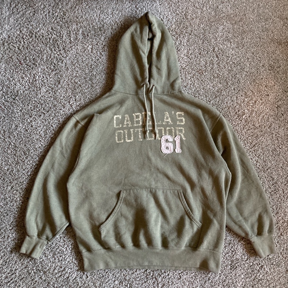 Vintage cabelas outdoor hoodie